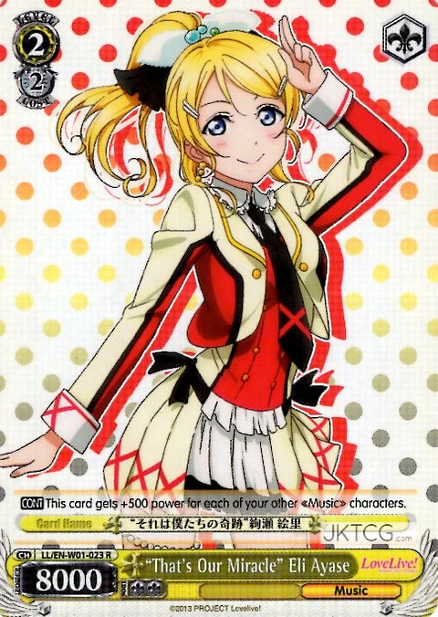 "That's Our Miracle" Eli Ayase - R