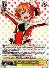 "That's Our Miracle" Rin Hoshizora - R