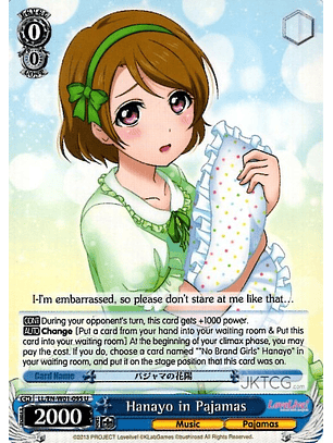 Hanayo in Pajamas - LL - U