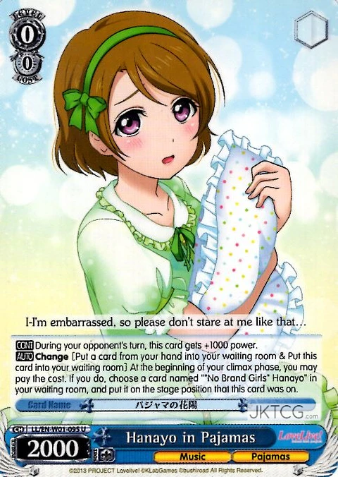 Hanayo in Pajamas - LL - U