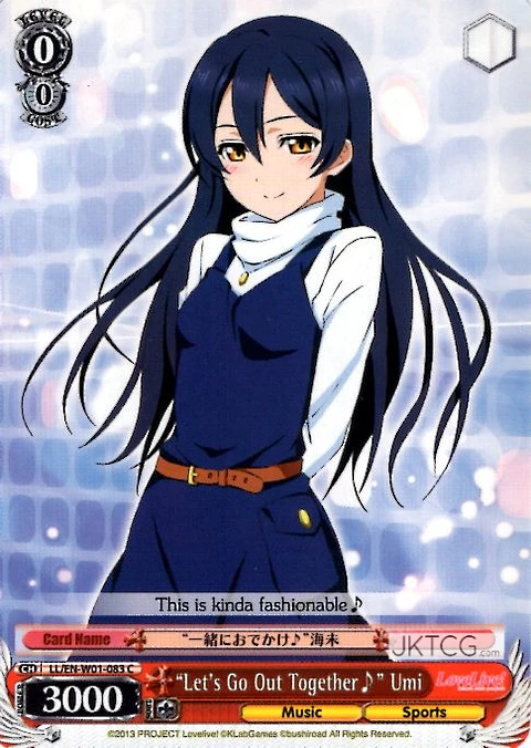 "Let's Go Out Together♪" Umi - LL - C 
