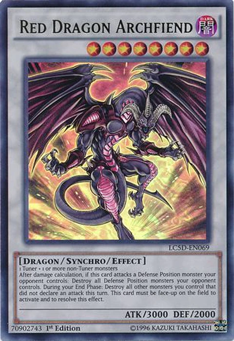Red Dragon Archfiend - LC5D-EN069 - Ultra Rare
