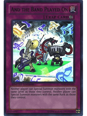 And the Band Played On - PRIO-ENDE2 - Ultra Rare Limited Edition (maltrato leve)