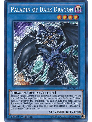 Paladin of Dark Dragon - DRL2-EN018 - Secret Rare 