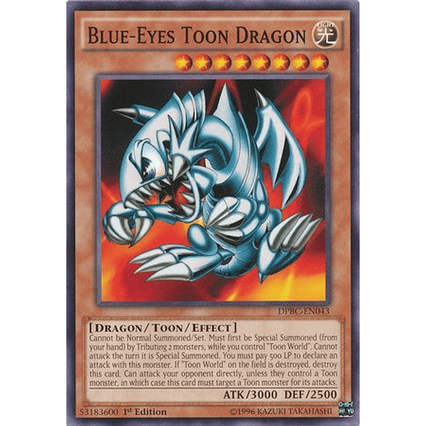 Blue-Eyes Toon Dragon - DPBC-EN043 - Common