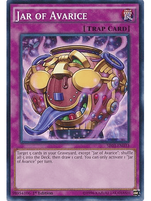 Jar of Avarice - SR03-EN033 - Common