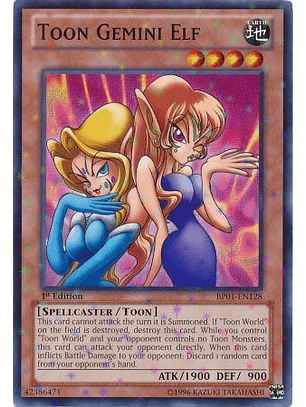 Toon Gemini Elf - BP01-EN128 - Starfoil Rare