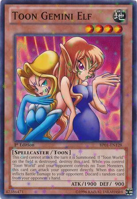 Toon Gemini Elf - BP01-EN128 - Starfoil Rare