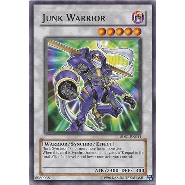 Junk Warrior - 5DS1-EN041 - Common (Demo Deck)