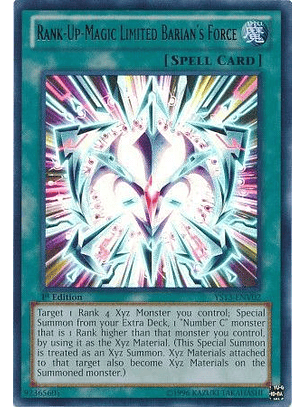 Rank-Up-Magic Limited Barian's Force - YS13-ENV02 - Ultra Rare