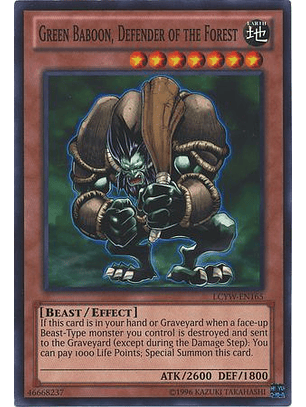 Green Baboon, Defender of the Forest - LCYW-EN165 - Common