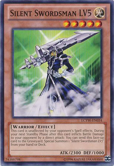 Silent Swordsman LV5 - LCYW-EN034 - Common