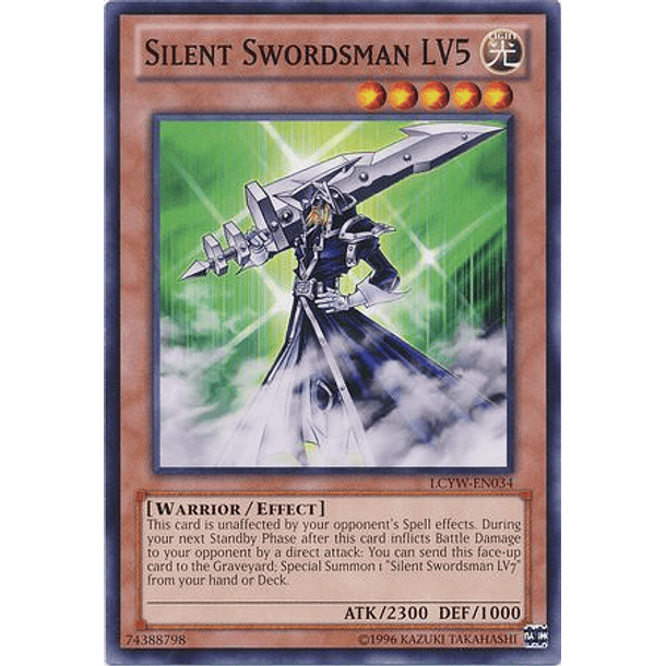 Silent Swordsman LV5 - LCYW-EN034 - Common