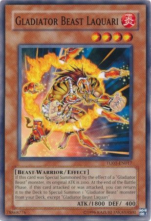 Gladiator Beast Laquari - TU01-EN017 - Common 1