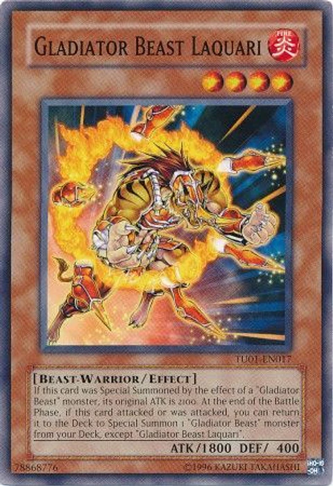 Gladiator Beast Laquari - TU01-EN017 - Common