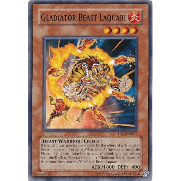 Gladiator Beast Laquari - TU01-EN017 - Common