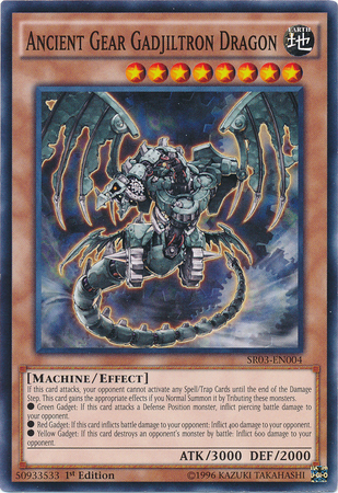 Ancient Gear Gadjiltron Dragon - SR03-EN004 - Common  1