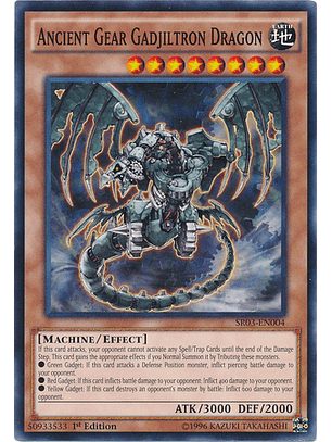 Ancient Gear Gadjiltron Dragon - SR03-EN004 - Common 