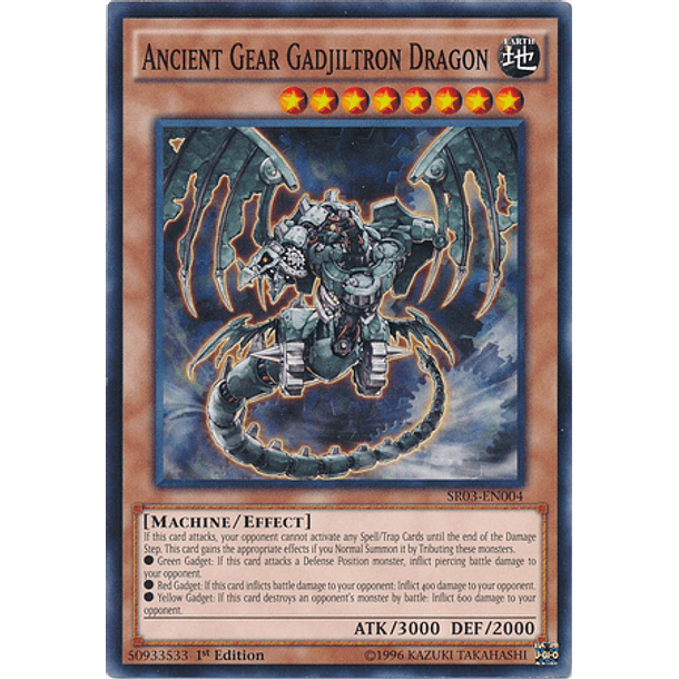 Ancient Gear Gadjiltron Dragon - SR03-EN004 - Common 
