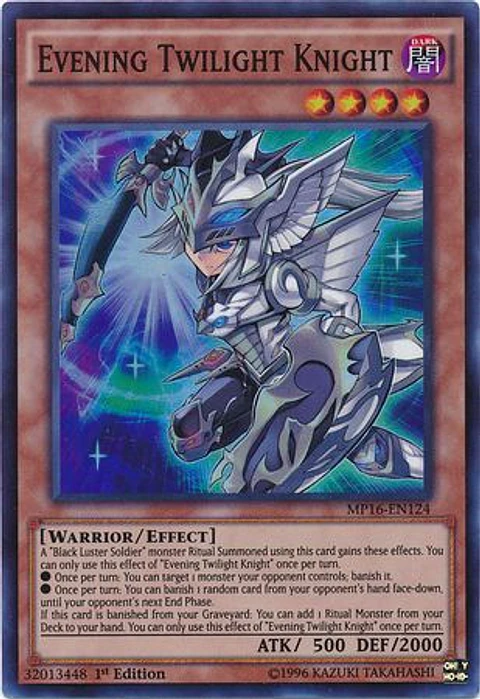 Evening Twilight Knight - MP16-EN124 - Super Rare 