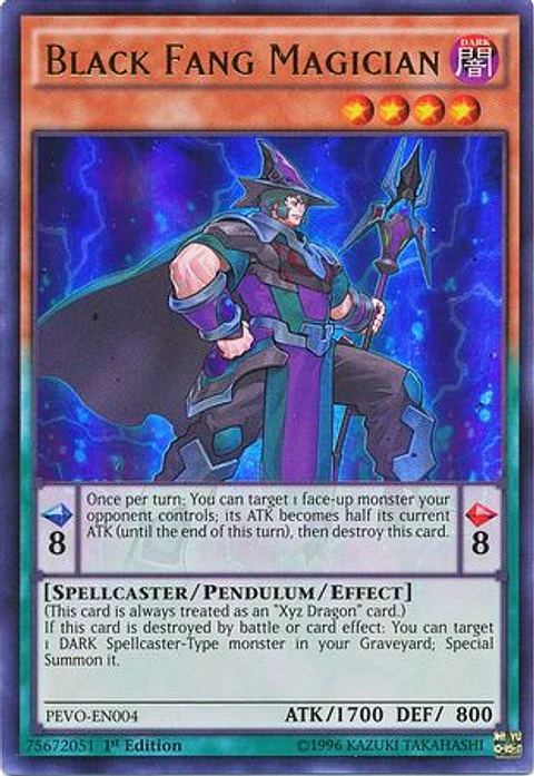 Black Fang Magician - PEVO-EN004 - Ultra Rare 