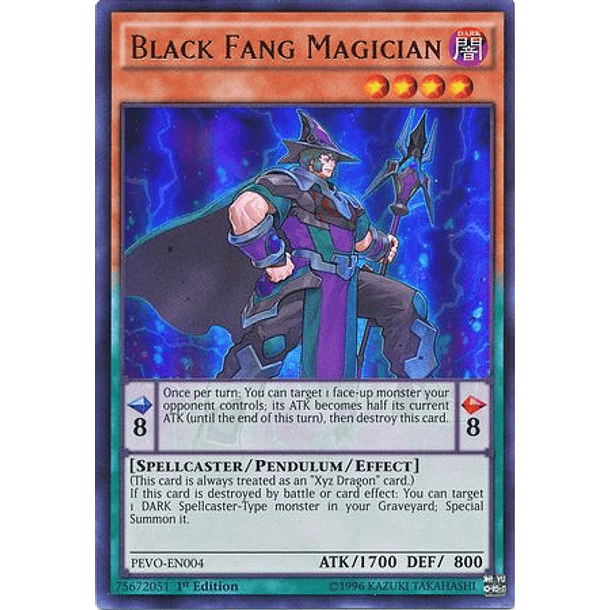 Black Fang Magician - PEVO-EN004 - Ultra Rare 