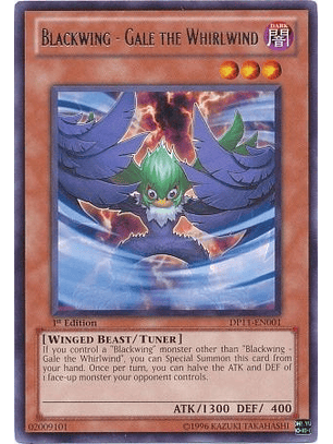 Blackwing - Gale the Whirlwind - DP11-EN001 - Rare (desgastada)