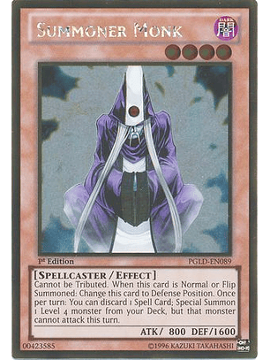 Summoner Monk - PGLD-EN089 - Gold Rare 