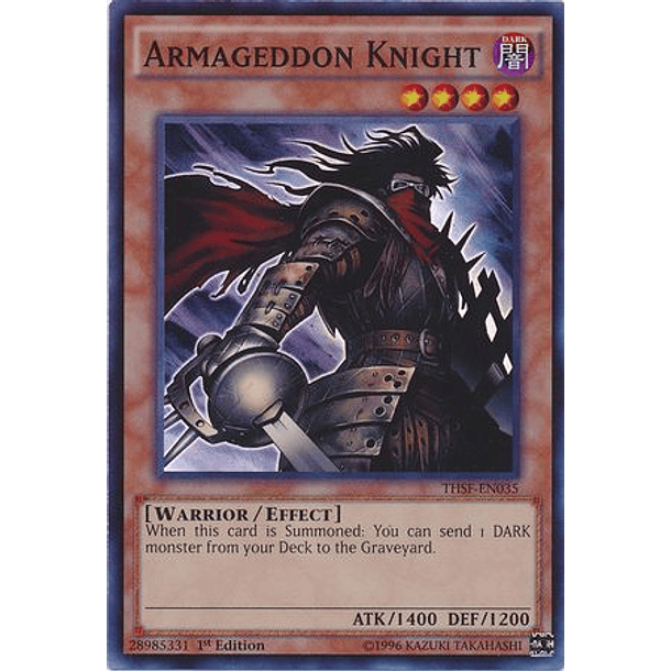 Armageddon Knight - THSF-EN035 - Super Rare 