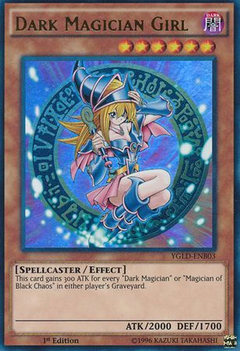 Dark Magician Girl - YGLD-ENB03 - Ultra Rare 