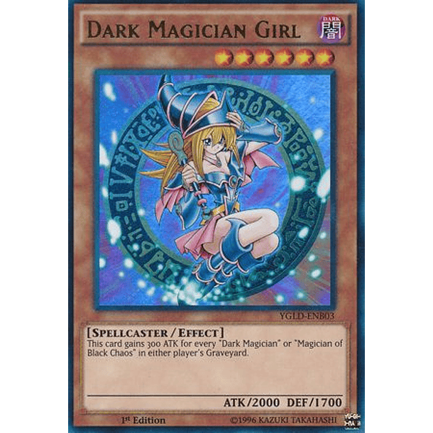 Dark Magician Girl - YGLD-ENB03 - Ultra Rare 