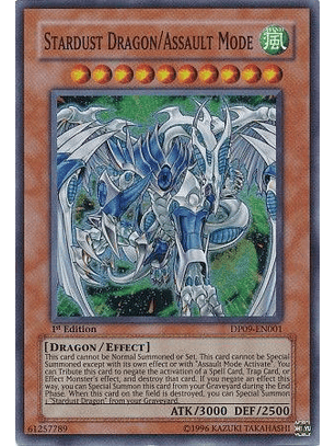 Stardust Dragon/Assault Mode - DP09-EN001 - Super Rare