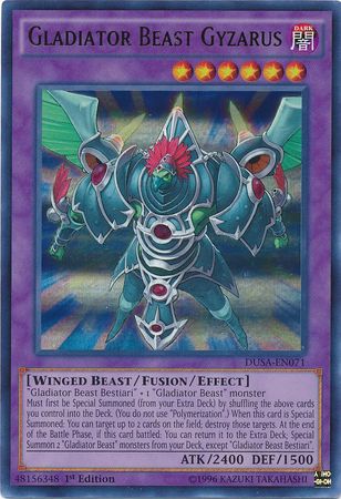 Gladiator Beast Gyzarus - DUSA-EN071 - Ultra Rare  1