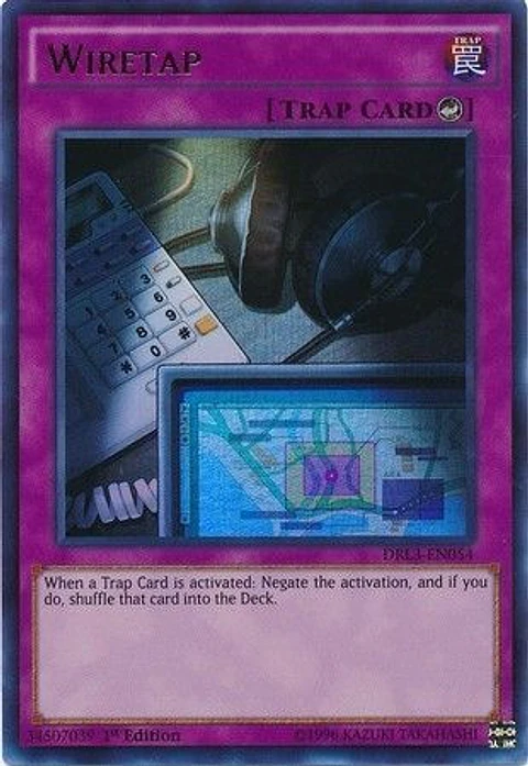 Wiretap - DRL3-EN054 - Ultra Rare 