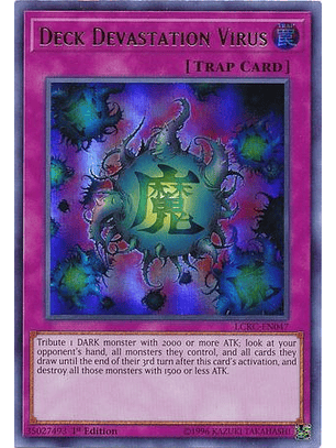 Deck Devastation Virus - LCKC-EN047 - Ultra Rare 