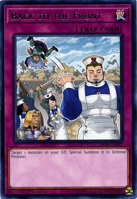 Back to the Front - MP18-EN087 - Rare 