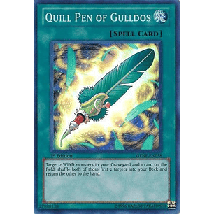 Quill Pen of Gulldos - GENF-EN058 - Super Rare (daño leve)