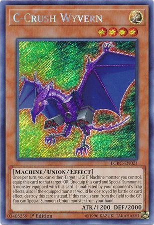 C-Crush Wyvern - LCKC-EN021 - Secret Rare 1