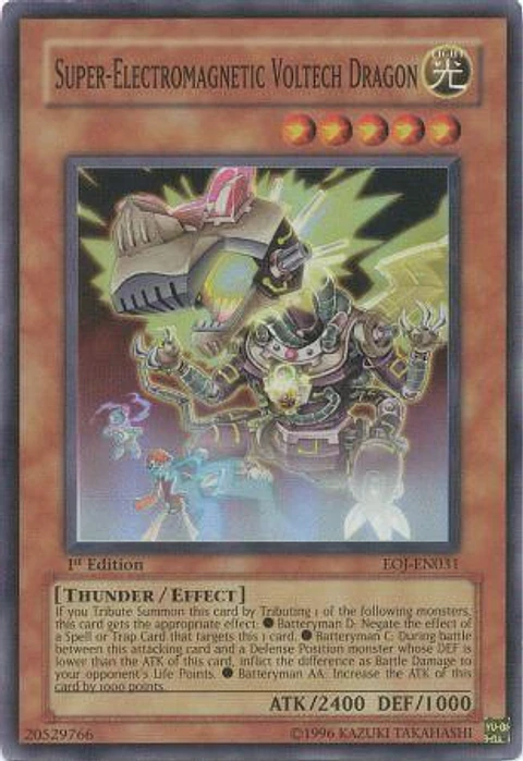 Super-Electromagnetic Voltech Dragon - EOJ-EN031 - Super Rare