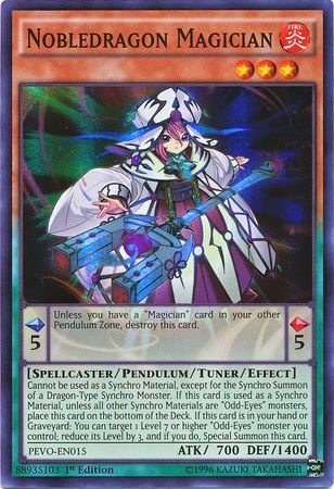 Nobledragon Magician - PEVO-EN015 - Super Rare 1