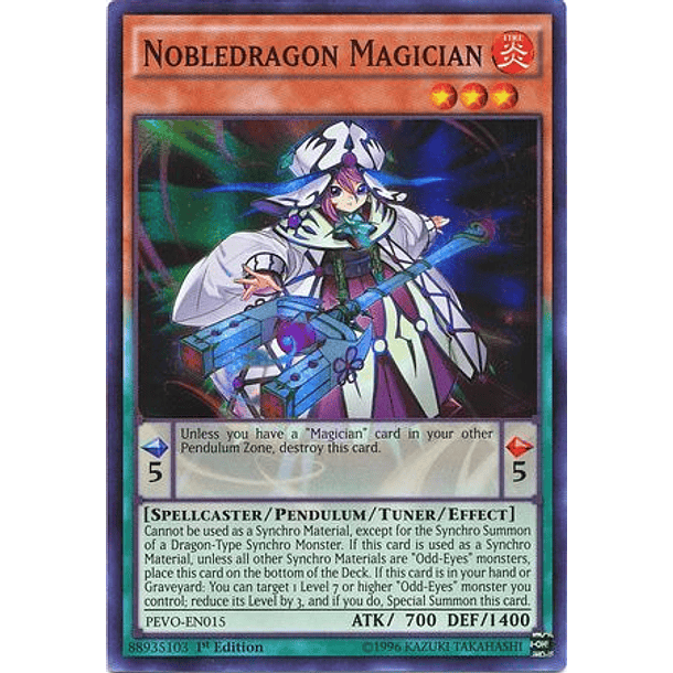 Nobledragon Magician - PEVO-EN015 - Super Rare