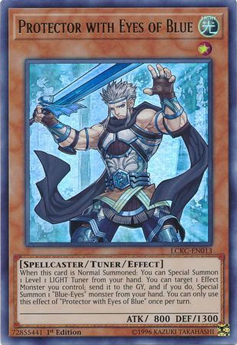 Protector with Eyes of Blue - LCKC-EN013 - Ultra Rare 