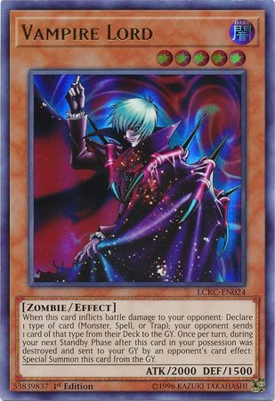 Vampire Lord - LCKC-EN024 - Ultra Rare 1