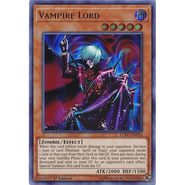 Vampire Lord - LCKC-EN024 - Ultra Rare