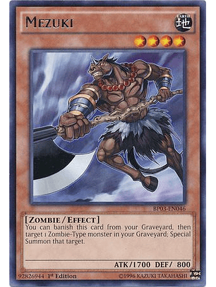 Mezuki - BP03-EN046 - Rare