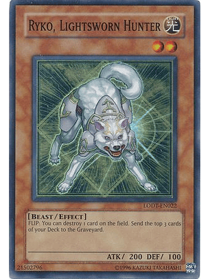 Ryko, Lightsworn Hunter - LODT-EN022 - Super Rare