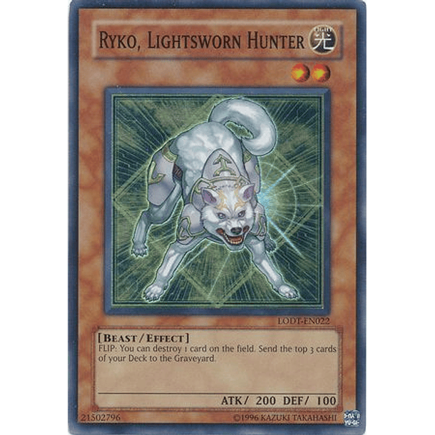 Ryko, Lightsworn Hunter - LODT-EN022 - Super Rare