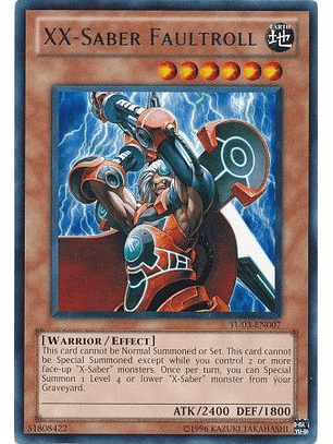 XX-Saber Faultroll - TU03-EN007 - Rare (español)