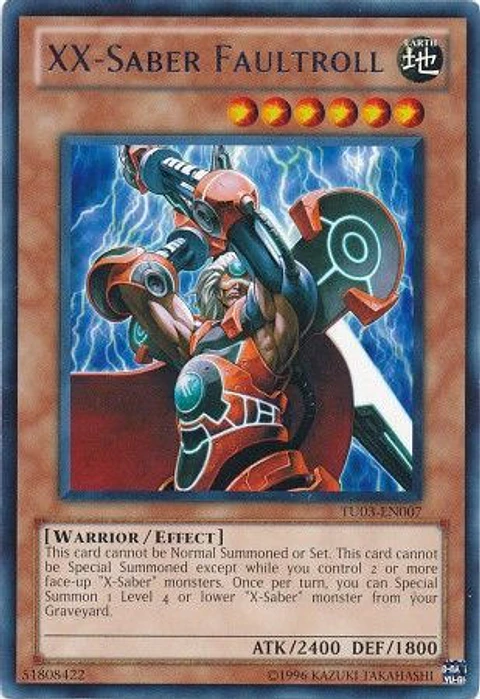 XX-Saber Faultroll - TU03-EN007 - Rare (español)
