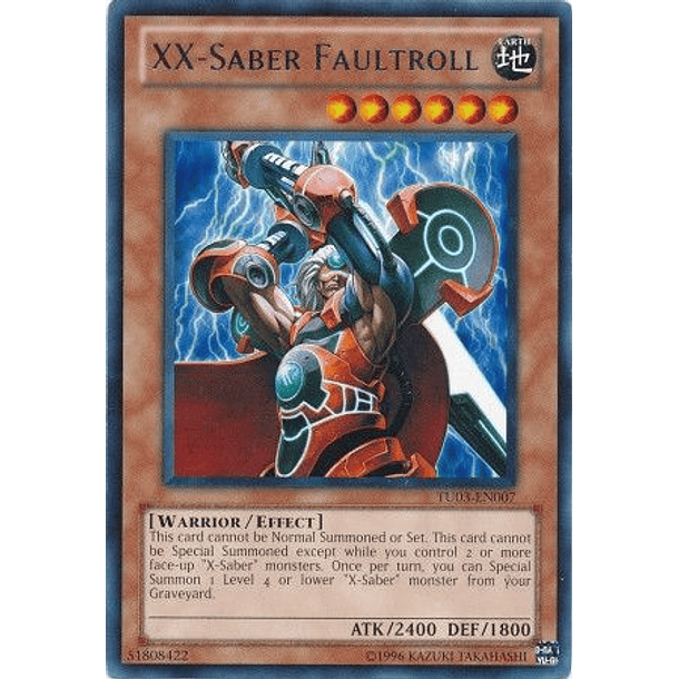 XX-Saber Faultroll - TU03-EN007 - Rare (español)